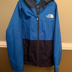 The North Face Boys' Blue and Black Jacket